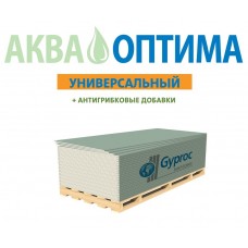 Гипсокартон GYPROC АКВА ОПТИМА 2500х1200х12,5 мм